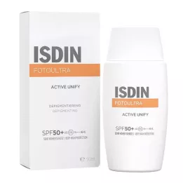 ISDIN FotoUltra Active Unify Fluido de fusão, 50 ml