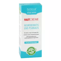 BELIEVA Neurodermatite &amp; Creme para a pele com psoríase, 100 ml