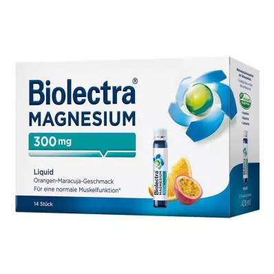 BIOLECTRA Magnésio 300 mg Líquido, 14 unid BIOLECTRA Magnésio 300 mg Líquido, 14 unid