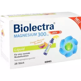 BIOLECTRA Magnésio 300 mg Líquido, 28 unid
