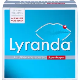 LYRANDA Comprimidos mastigáveis, 28 unidades