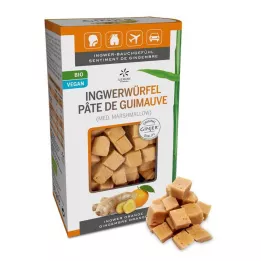 INGWER GINJER Cubos de gengibre laranja, 60 g