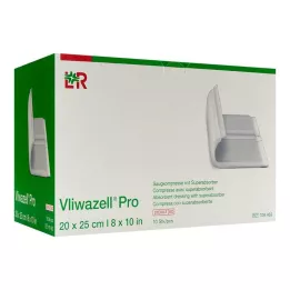 VLIWAZELL Pro superabsorb.compressa.esterilizada 20x25 cm, 10 unid