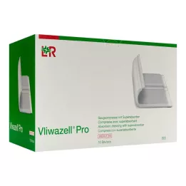 VLIWAZELL Pro superabsorb.compressa.esterilizada 20x40 cm, 10 unid