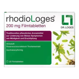 RHODIOLOGES Comprimidos revestidos por película de 200 mg, 20 unidades