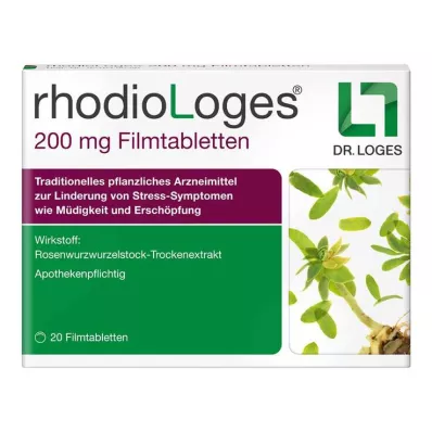 RHODIOLOGES Comprimidos revestidos por película de 200 mg, 20 unidades RHODIOLOGES Comprimidos revestidos por película de 200 mg, 20 unidades