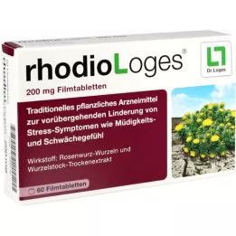 RHODIOLOGES Comprimidos revestidos por película de 200 mg, 60 unidades