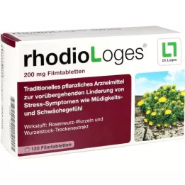 RHODIOLOGES Comprimidos revestidos por película de 200 mg, 120 unidades