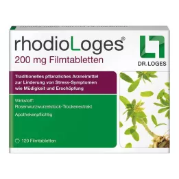 RHODIOLOGES Comprimidos revestidos por película de 200 mg, 120 unidades