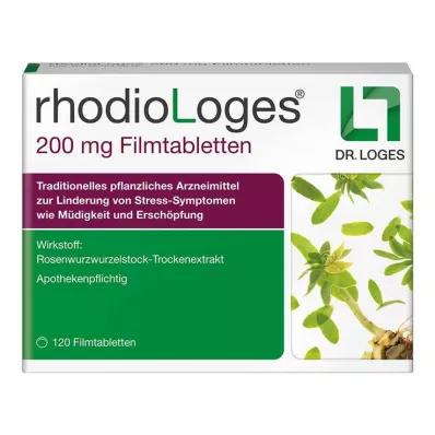 RHODIOLOGES Comprimidos revestidos por película de 200 mg, 120 unidades