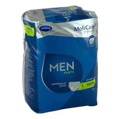 MOLICARE Premium MEN Calças 5 gotas L, 7 pcs