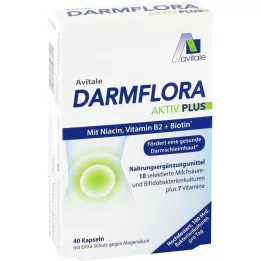 DARMFLORA Active Plus 100 mil milhões de bactérias + 7 vitaminas, 40 unid