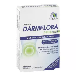 DARMFLORA Active Plus 100 mil milhões de bactérias + 7 vitaminas, 40 unid