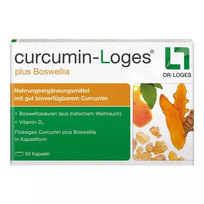 CURCUMIN-LOGES mais cápsulas de Boswellia, 60 Cápsulas CURCUMIN-LOGES mais cápsulas de Boswellia, 60 Cápsulas