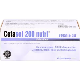 CEFASEL 200 nutri selénio em cápsulas, 60 unid