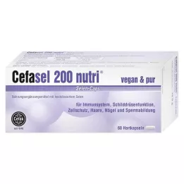 CEFASEL 200 nutri selénio em cápsulas, 60 unid