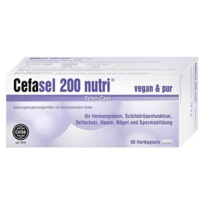 CEFASEL 200 nutri selénio em cápsulas, 60 unid CEFASEL 200 nutri selénio em cápsulas, 60 unid