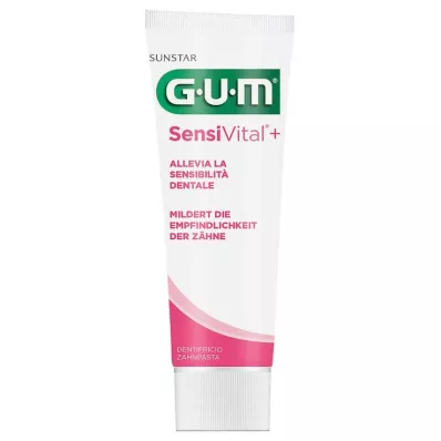 GUM Pasta de dentes SensiVital+, 75 ml GUM Pasta de dentes SensiVital+, 75 ml