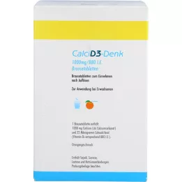 CALCI D3-Denk 1.000 mg/880 U.I. comprimidos efervescentes, 120 unid
