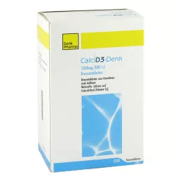 CALCI D3-Denk 1.000 mg/880 U.I. comprimidos efervescentes, 120 unid