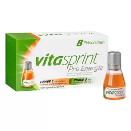VITASPRINT Garrafas de bebida Pro Energy, 8 unid