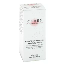 CERES Taraxacum comp. Gotas para o fígado e vesícula biliar, 20 ml