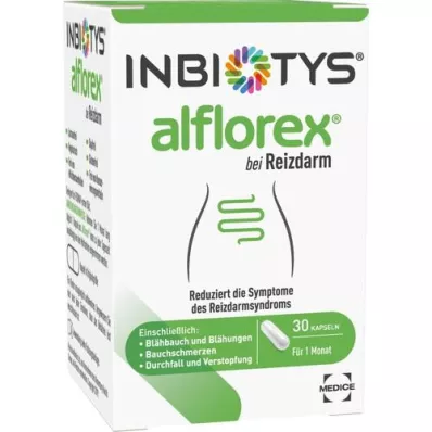 ALFLOREX INBIOTYS para cápsulas de síndroma do intestino irritável, 30 unid