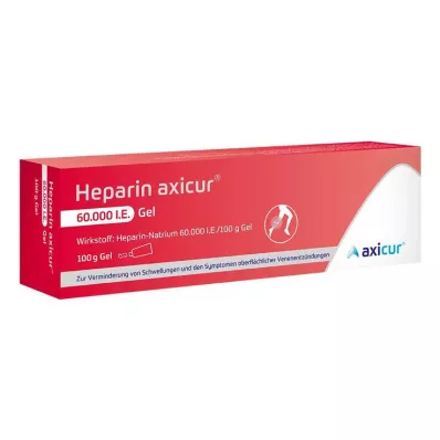 HEPARIN AXICUR 60.000 U.I. gel, 100 g HEPARIN AXICUR 60.000 U.I. gel, 100 g