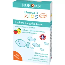 NORSAN Omega-3 Kids Jelly Dragees, 45 unid