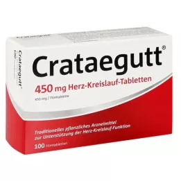 CRATAEGUTT Comprimidos cardiovasculares de 450 mg, 100 unidades