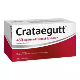 CRATAEGUTT Comprimidos cardiovasculares de 450 mg, 200 unidades