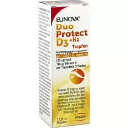 EUNOVA DuoProtect D3+K2 1000 U.I./50 μg gotas, 11,5 ml