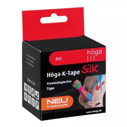 HÖGA-K-TAPE Seda 5 cmx5 m l.fr.fita kinesiol.vermelha, 1 pc