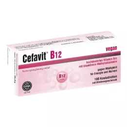 CEFAVIT B12 comprimidos para mastigar, 100 unidades