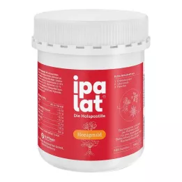 IPALAT Pastilhas para a garganta mel suave sem mentol, 400 unid