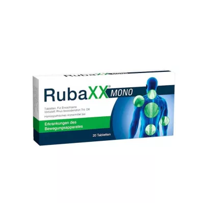 RUBAXX Comprimidos mono, 20 unidades RUBAXX Comprimidos mono, 20 unidades