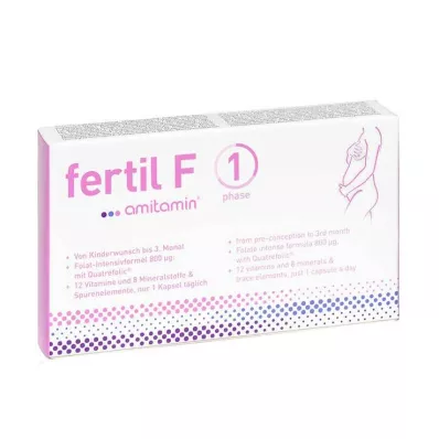 Amitamin fertil F fase 1 cápsulas, 30 unidades Amitamin fertil F fase 1 cápsulas, 30 unidades