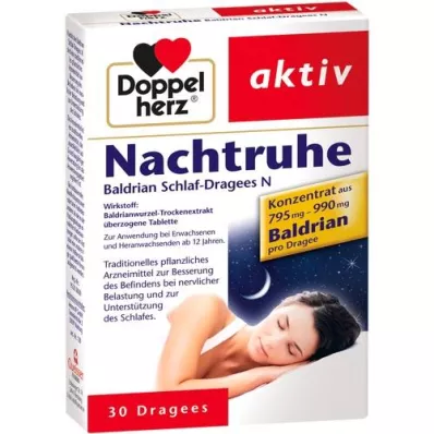 DOPPELHERZ Nachtruhe Valerian Sleep Lozenges N, 30 Cápsulas