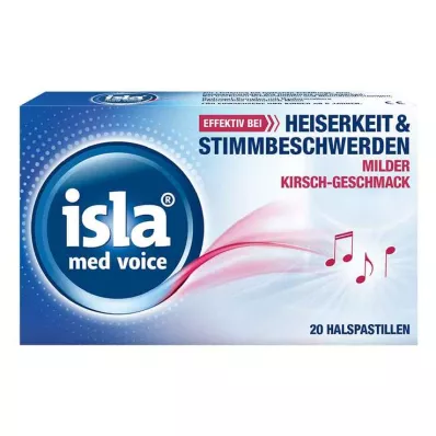pastilhas de voz isla® med, 20 unidades