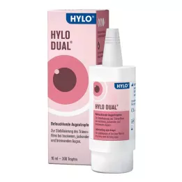 HYLO DUAL Colírio para os olhos, 10 ml