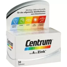 CENTRUM A-Zinc Tablets, 30 Cápsulas