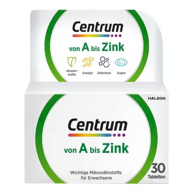 CENTRUM A-Zinc Tablets, 30 Cápsulas CENTRUM A-Zinc Tablets, 30 Cápsulas