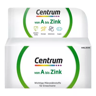 CENTRUM A-Zinc Tablets, 100 Cápsulas