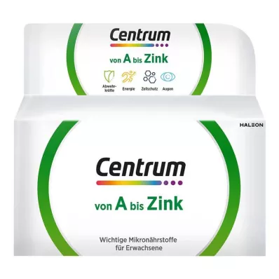Comprimidos Centrum A-zinco, 180 unidades