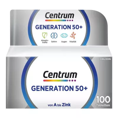 CENTRUM Geração 50+ Comprimidos, 100 Cápsulas