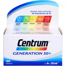 CENTRUM Geração 50+ Comprimidos, 180 Cápsulas