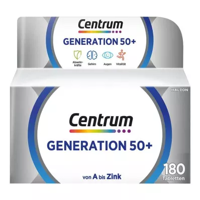 Comprimidos Centrum Geração 50 +, 180 unidades Comprimidos Centrum Geração 50 +, 180 unidades