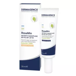 DERMASENCE RosaMin cuidado de dia com cor Cr.LSF 50, 30 ml
