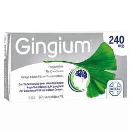 GINGIUM 240 mg comprimidos revestidos por película, 60 unidades