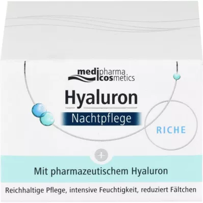 HYALURON NACHTPFLEGE creme de leite em boião, 50 ml